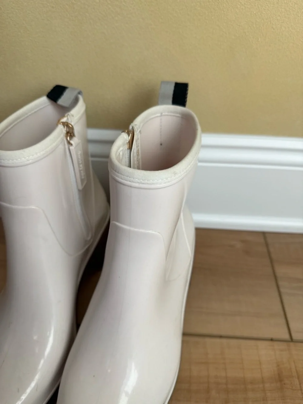 Kate Spade Puddle White Rain Boots